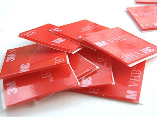 StickyTapes VHB Clear Double-Sided Adhesive Foam Tape - Pack of 10 pads