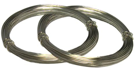 SMITS 2 Ringe Silberdraht mit Kupferkern (1,50 mm, 1,5 m)
