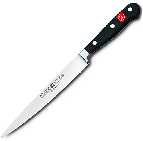 Wüsthof Schinkenmesser 18 cm, Classic (4522/18), sehr scharfe Klinge, geschmiedet, rostfreier Edelstahl, hochwertiges Küchenmesser, Kochmesser
