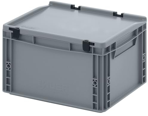 Eurobehälter-Eurobox 40 x 30 x 23,5 cm med Scharnierdeckel