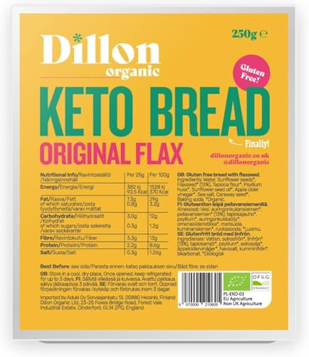 Dillon Organic Original Flax Keto Pain 250 g