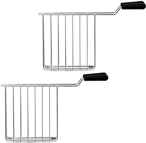 SPARES2GO Toastie Cage Rack with Drip Tray Compatible with Dualit Architect Domus Lite Toaster (Pack of 2)