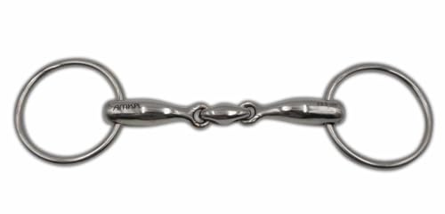 AMKA Wassertrense doppelt gebrochen massiv Edelstahl Stärke 18 mm, Ringe 65 mm