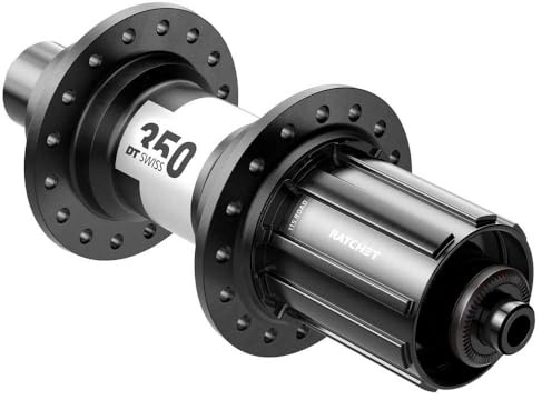 DT Swiss 350 Hinterradnabe – QR x 130 mm, Felgenbremse, HG11 Road, schwarz, 24H, 18pt