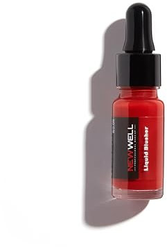 NEWWELL Liquid Blusher Make-Up Flüssiger Highlighter, Glanz für Ihre Wangen, Lippen und Augen, Natürliches Aussehen, 06