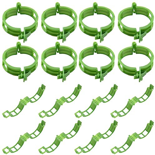 CEEYSEE 100 Stück Pflanzenclips, Pflanzenklammern Gartenpflanze Clips für Kletterpflanzen Pflanzen Befestigung Clips für Pflanzen, Weinreben, Tomaten, Gurken, Orchidee, Blumen (ZW-YXJ)