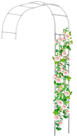 LIYI929GP Garten-Torbogen Rankgitter Wandbogen Rosenbogen Halbbogen, Rosen Halbbogen Garten Torbogen Metall Dauerhaft AntiRost, Rosenpavillon Rosenspalier Hochzeitsbogen Pflanzen Klettergerüst Rack