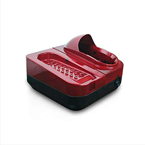 XNZJHPP Limpiador de Zapatos eléctrico, Cepillo, limpiabotas, Limpiador de Polvo, máquina de Limpieza de Suelas, limpiabotas automático Inteligente, Lavable, refrigerado por Aire (Red)