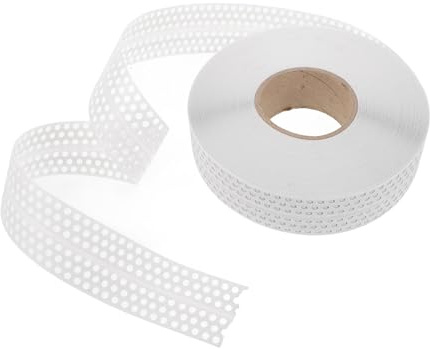 Homoyoyo Pvc Eckband Selbstklebend 5cm X 40m Trockenbau Kantenschutz Rissschutz für Innen und Außenecken Wandreparatur Malerzubehör