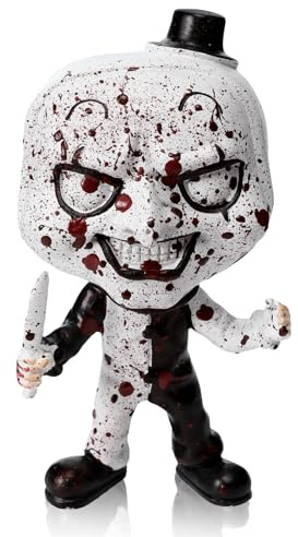 YYPLIAN Killer Clown Figurine Horror Decor Halloween Statue Indoor Outdoor | Creepy Clown Design, Scary Theme Decor, Party Display, Collectible Statue, Indoor Outdoor