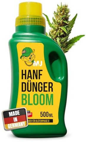Mari & Juan Hanf düng 0,5 l – Cannabis-Dünger für die Blütephase Deiner Cannabis-Pflanzen | Mineralischer Dünger mit NPK 4-6-8 + Spurenelementen – ideal für Bloom