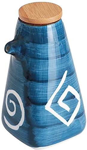 KJHTRED Pots à Huile et vinaigre, huilier et vinaigre, Pots à Huile et vinaigre en céramique, huilier à Huile et vinaigre en céramique Vintage, Distributeur de Condiments liquides pour