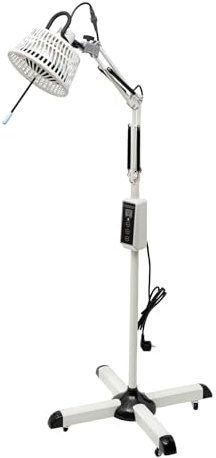 DCSYOG TDP Lampe 300W Infrarottherapielampe mit Touchscreen, 360 ° Rotation Infrarot Wärmelampe mit Timer, zur Linderung von Rücken, Nacken und Schulter Muskel Schmerzen