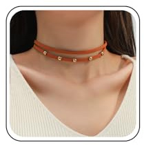 Inateannal Boho Schwarzer Samt Choker Halskette Geschichtet Wildleder Halskette Vintage Samt Leder Kette Halskette Gold Perle Kragen Halskette Schmuck Für Frauen