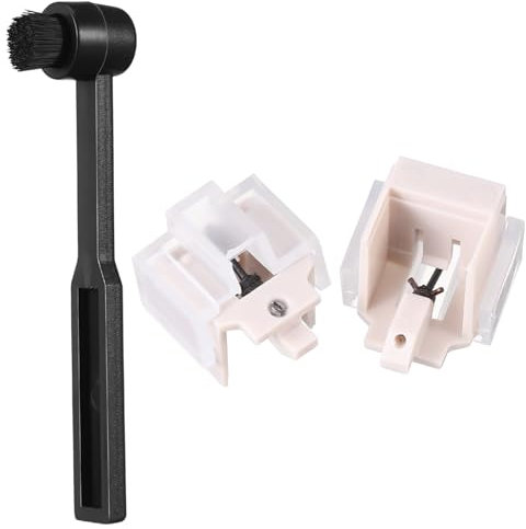 Toyvian 1 Set Stilo magnetico mobile puntine del giradischi stilo diamantato ago per giradischi in vinile puntina del fonografo vintage puntina dello stilo del giradischi Alluminio