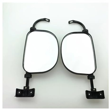 DAGMARA Espejos Retrovisores Motocicleta Reflector De Espejo Retrovisor para Motocicleta, Espejo De Marcha Atrás, Manillar De Motocicleta, Espejo Final, Accesorios para Motocicleta