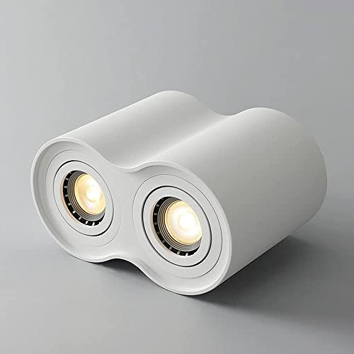 Faretto, faretto da soffitto Moderno, lampade a LED per Montaggio a soffitto, faretti da Superficie Regolabili per Illuminazione Interna, faretti direzionali Gu10 per Uso Commerciale, Domestico/b