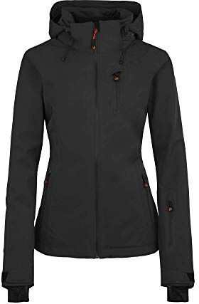 Bergson Nice Light | Damen Skijacke & Outdoorjacke - Sportliche Damen Skijacke & Outdoorjacke mit Supra-Tex 20.000 Membran, Normal-/Kurz-/Langgrößen, 100% wasserdicht (20.000 mm Wassersäule) & versch