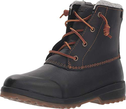 Sperry Womens Maritime Repel Boots, Black, 7