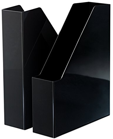 HAN i-Line 16501-13 - Portariviste e cartellini in formato A4/C4, 2 pezzi, colore: Nero