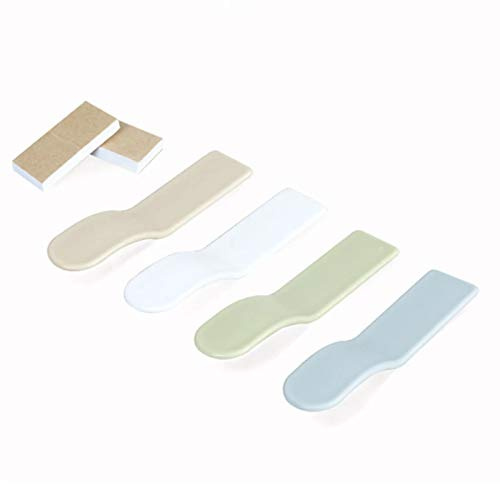 Maniglia di Sollevamento del Sedile del Water Sollevatore della Maniglia del Sedile del Water Sollevatore Coprisedile WC Pratico Maniglia del Coperchio del Water Viene Fornito con 8 Colla 4 Pezzi