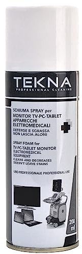 TEKNA SCHIUMA SPRAY PER MONITOR TV-PC-TABLET ED APPARECCHI ELETTROMEDICALI