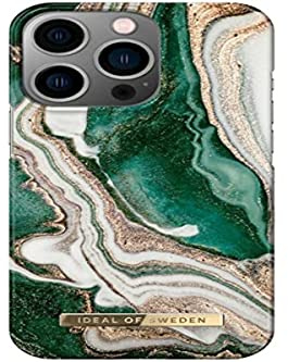 IDEAL OF SWEDEN iPhone 13 PRO Fashion Case Golden Jade Marble