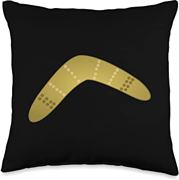 I Love Throwing Boomerang Sports Art Design Throw Pillow