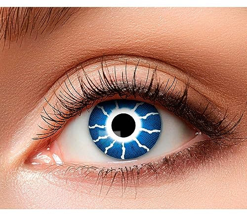 Boland - Farbige Motiv Kontaktlinsen, 2 Stück, Wochenlinsen ohne Sehstärke, Alltag, Karneval, Mottoparty