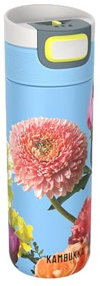 Kambukka Thermobecher 500ml - Kaffeebecher to go aus Edelstahl - Auslaufsicher & dicht - Isolierbecher, Travel & Coffee mug - hält 9h heiß/ 18h kalt - Modell ETNA MORNING GLORY