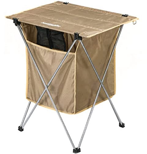 Tavolo pieghevole multifunzione, tavolo da campeggio in tessuto Oxford resistente all'usura, scatola portaoggetti di grande capacità, tavolo da picnic