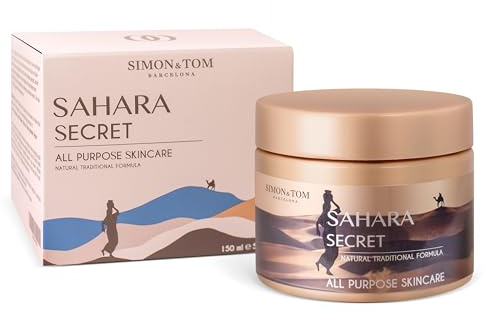 Simon & Tom All Purpose Skincare, Feuchtigkeitscreme für Gesicht, Augen und Körper Feuchtigkeitscreme Ekzem, trockene Haut, rissige Ferse, Dehnungsstreifen, Antimykotikum Vegan und Paraben frei 150ml