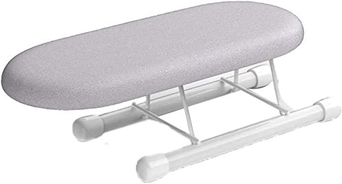 Herramienta de limpieza Plancha de manga pequeña, tabla de planchar plegable portátil para el hogar, hotel de viaje, alojamiento en casa, accesorios de planchado, camisas de planchado, cuellos y puños