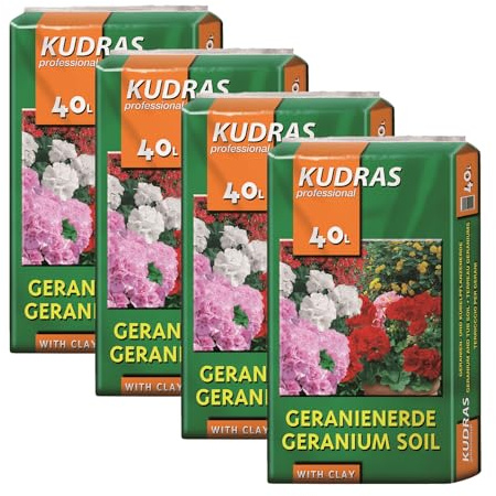 Kudras Balkon Geranien- und Kübelpflanzenerde 160L (2x80L)