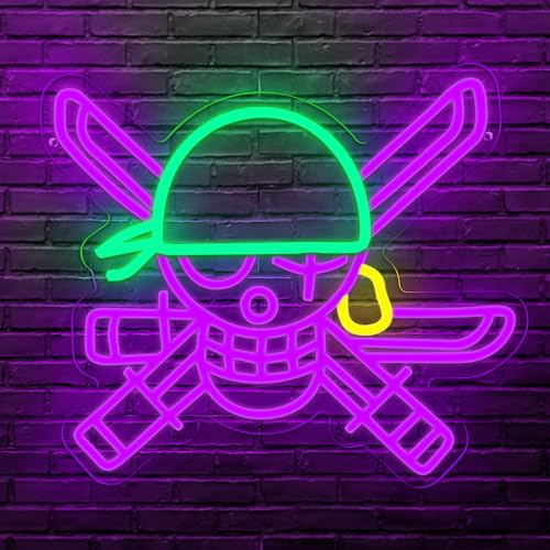 PILOYINDE Anime Neon schild Anime Neonlicht für Wanddekoration Gaming Led Schild für Anime-Fans Schlafzimmerdekoration Weihnachtsgeschenke Männergeschenke