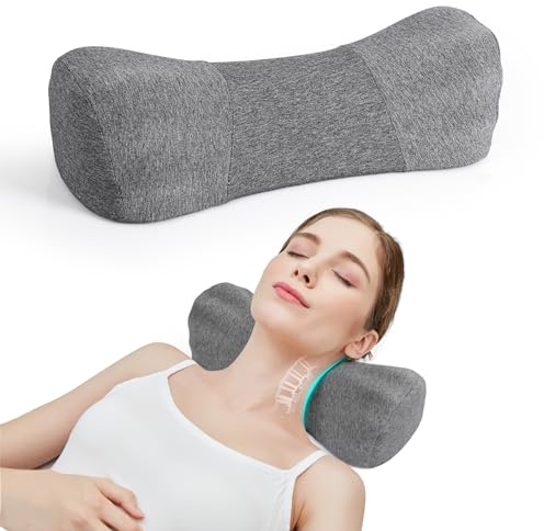 ComfortLife Neck Stretcher Pillow for Pain Relief, Small Neck Mild Support Pillow Cervical Traction Device Neck Roll Pillow Elasticity Foam Cervical Pillow for Tension Muscle Relax Relief