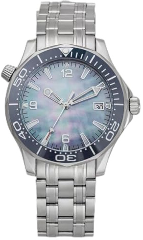 NH35 - Relojes automáticos para hombre, sin logotipo, mecánico, sumergible hasta 300 m, acero inoxidable sólido, relojes de bricolaje para hombre