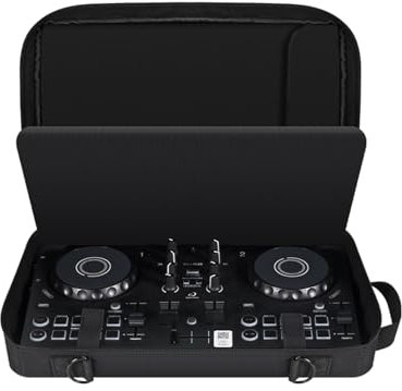 Hzycwgone Custodia de Viaggio per HERCULES DJControl Inpulse 200 MK2/Inpulse 200,per Pioneer DJ DDJ-FLX2/DDJ-200/WeGO4-K,DJ Controller Custodia Borsa a Tracolla Zaino Cover per AlphaTheta FLX2