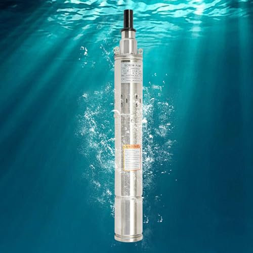 3 Zoll Tiefbrunnenpumpe für 0,25 kW 1600 L/h, 3 Zoll Brunnenpumpe für Tiefbrunnen und Sandbrunnenpumpe