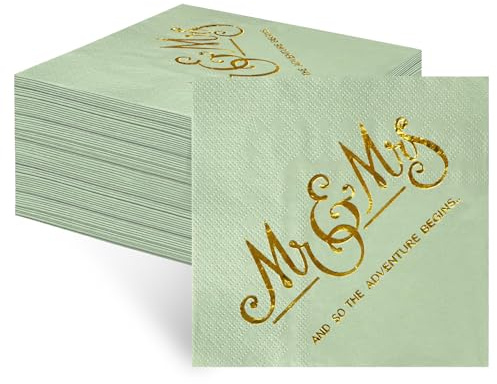 80 Stück Servietten Hochzeit, Servietten Eukalyptus Grün, Tischdeko Hochzeit Serviettens Salbeigrün für Hochzeitstischdeko