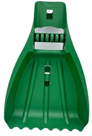 F Fityle Grande Pelle à Feuilles, Râteau à Main, Pelle à Feuilles et Gazon Ergonomique, Outil de Ramassage Robuste et Léger, pour Nettoyer Les Déchets