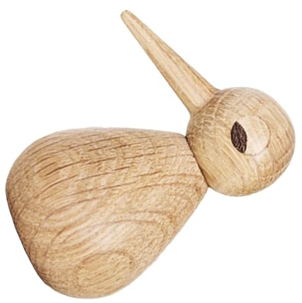 HEATSHAKING Holzvogel Dekofigur Aus Eichenholz Drehbarer Kopf Skandinavische Deko Für Wohnzimmer Hausdekor Und Regal Dekoration Für Tisch Und Kabinett