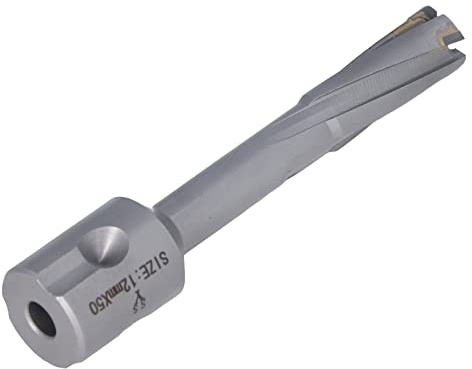 RASTKY Foret à Noyau Creux, Trous Précis à Haute efficacité pour le Travail des Métaux, Foret à Noyau Creux en Carbure 40CR pour Artisans (12mm)