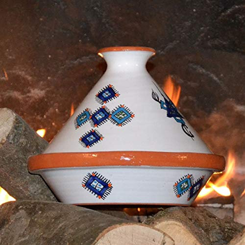 Tajine individuel de cuisson Sahel Bleu - D 23 cm