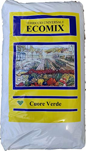 VIALCA TERRICCIO Universale ECOMIX Ideale per Il rinvaso di Piante da Fiore (70 LT)