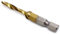 BIlinli 1pc Codolo Esagonale M3-M10 Titanio Placcato in Titanio HSS Filetto a Vite Filetto Maschio Punte da Trapano rubinetti compositi Filetto a Vite Filetto Maschio M4