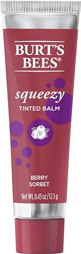 Burts Bees Squeezy Tinted Lip Balm - Berry Sorbet for Women 0.43 oz Lip Balm
