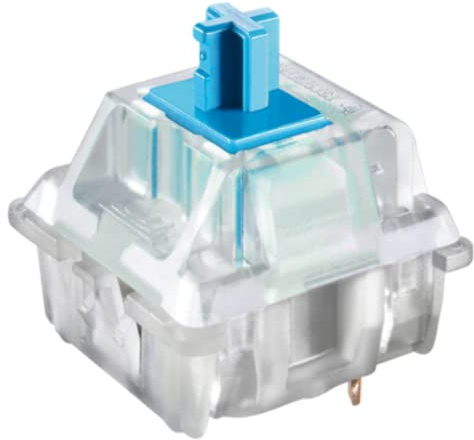 Pack de Switches Cherry MX pour Claviers Mécaniques | Plate Mounted | MX1AE1NA (Cherry RGB Blue, 65 Pcs)