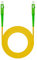 Nanocable 10.20.0040- Cavo in fibra ottica per router SC/APC a SC/APC monomodale simplex LSZH, giallo, 40 m