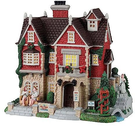 Lemax 35033 Bâtiment éclairé du Village de Caddington : Retraite de Repos et de rénovation